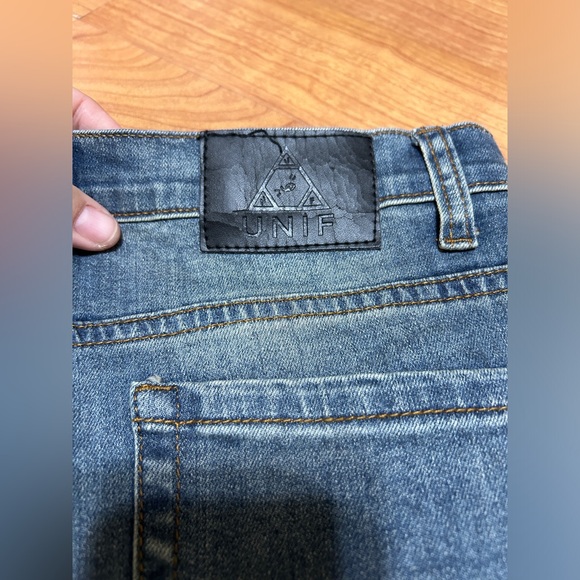 UNIF Distressed Ankle Skinny Denim Jeans Women’s 29 - Picture 9 of 12